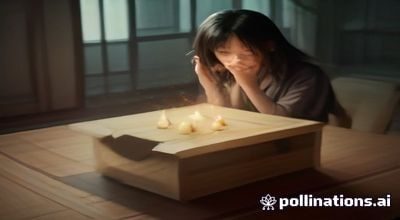 朋友聚会现场，一个人在角落里认真听别人说话，眼神专注温柔，偷心感在不经意间流露